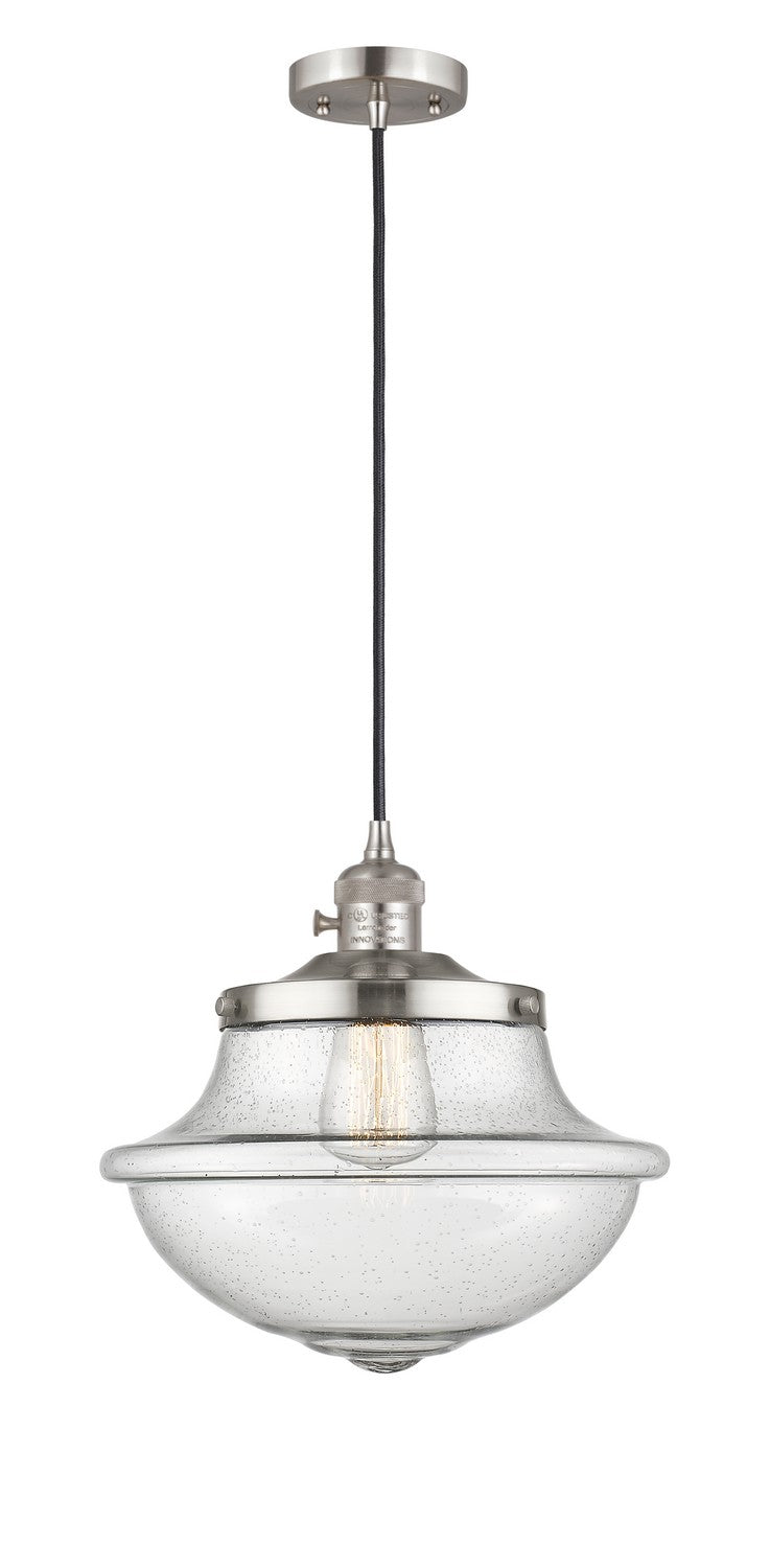 Innovations 201CSW-SN-G544 One Light Mini Pendant, Brushed Satin Nickel