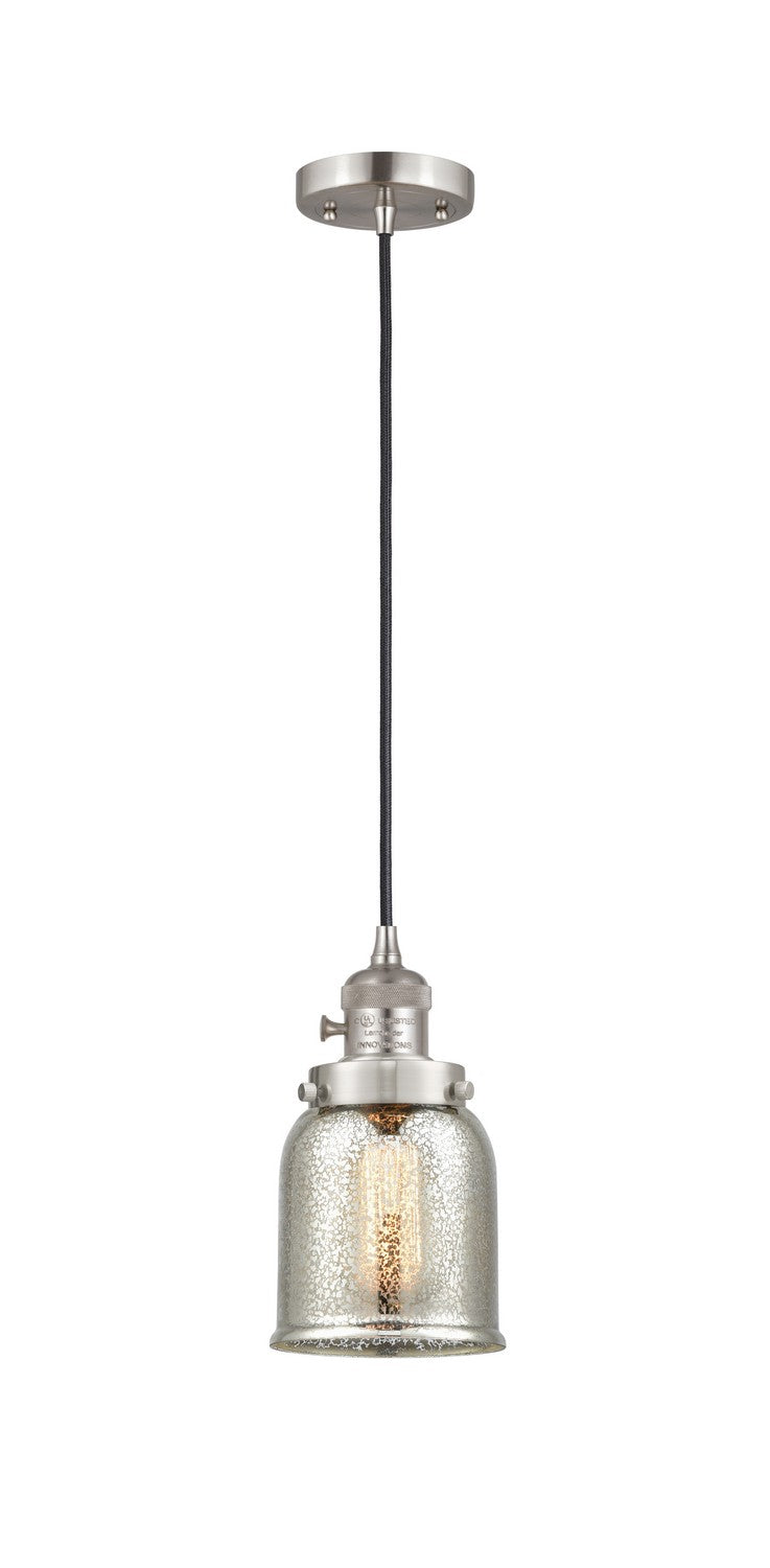 Innovations 201CSW-SN-G58 One Light Mini Pendant, Brushed Satin Nickel