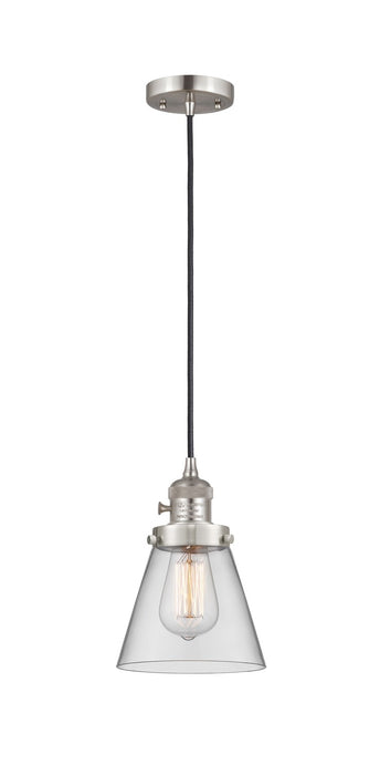 Innovations 201CSW-SN-G62 One Light Mini Pendant, Brushed Satin Nickel