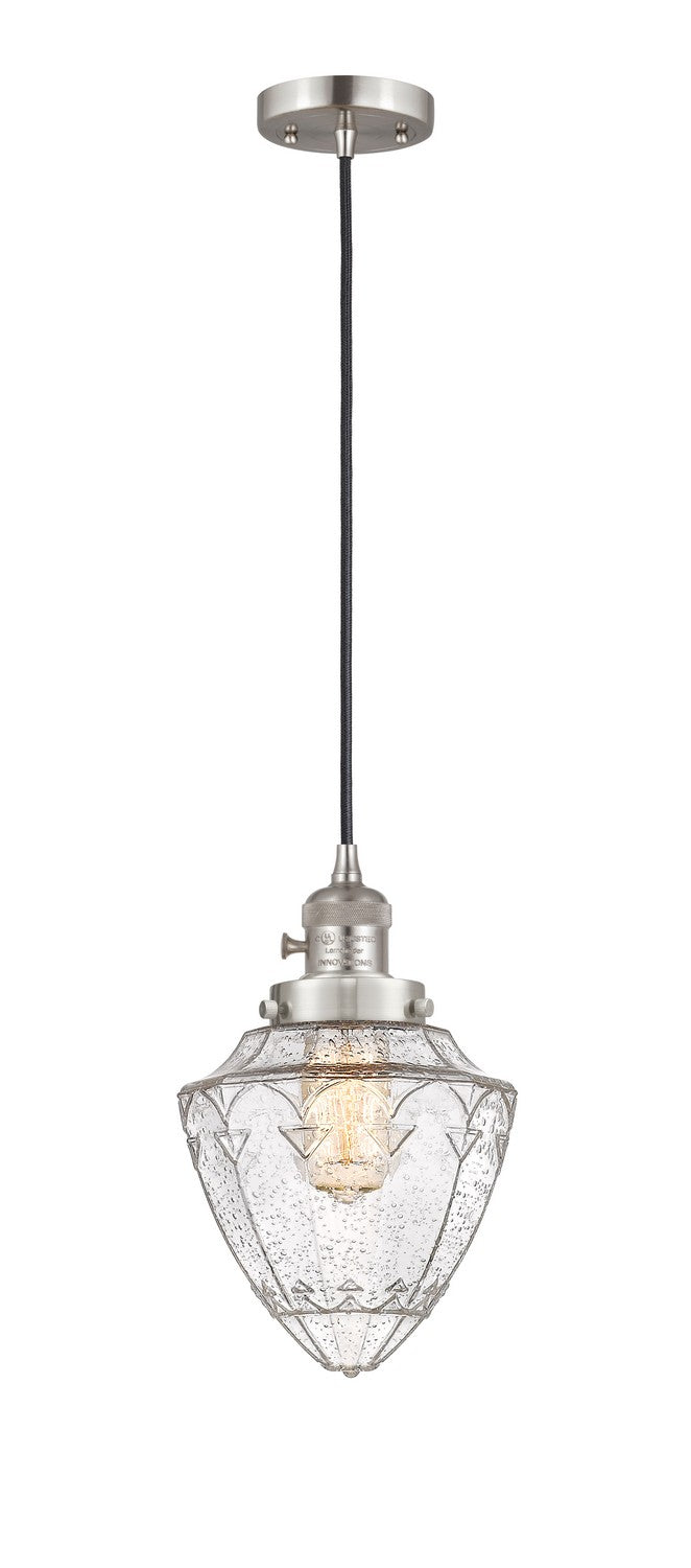 Innovations 201CSW-SN-G664-7 One Light Mini Pendant, Brushed Satin Nickel