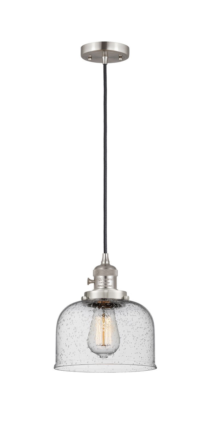 Innovations 201CSW-SN-G74 One Light Mini Pendant, Brushed Satin Nickel