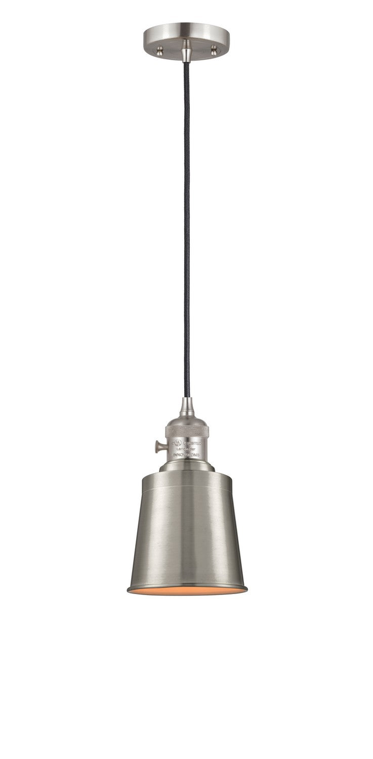 Innovations 201CSW-SN-M9-SN-LED LED Mini Pendant, Brushed Satin Nickel