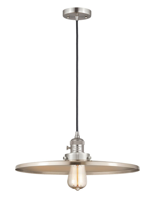 Innovations 201CSW-SN-MFR-SN-16 One Light Mini Pendant, Brushed Satin Nickel