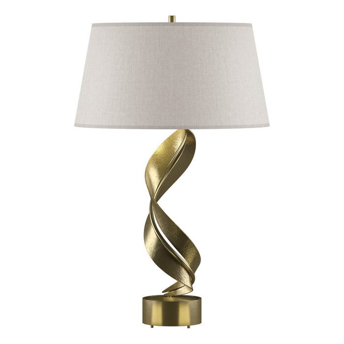 Hubbardton Forge 272920-SKT-86-SE1815 One Light Table Lamp, Modern Brass