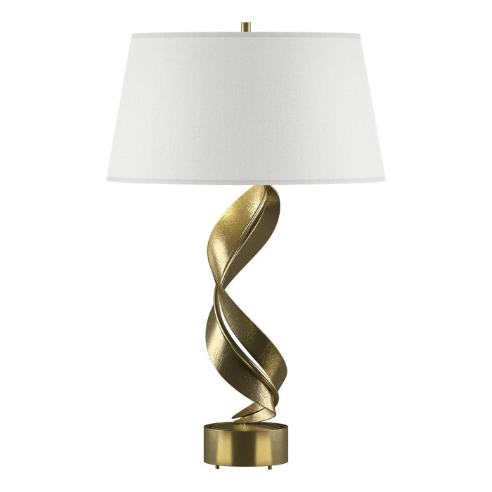 Hubbardton Forge 272920-SKT-86-SF1815 One Light Table Lamp, Modern Brass