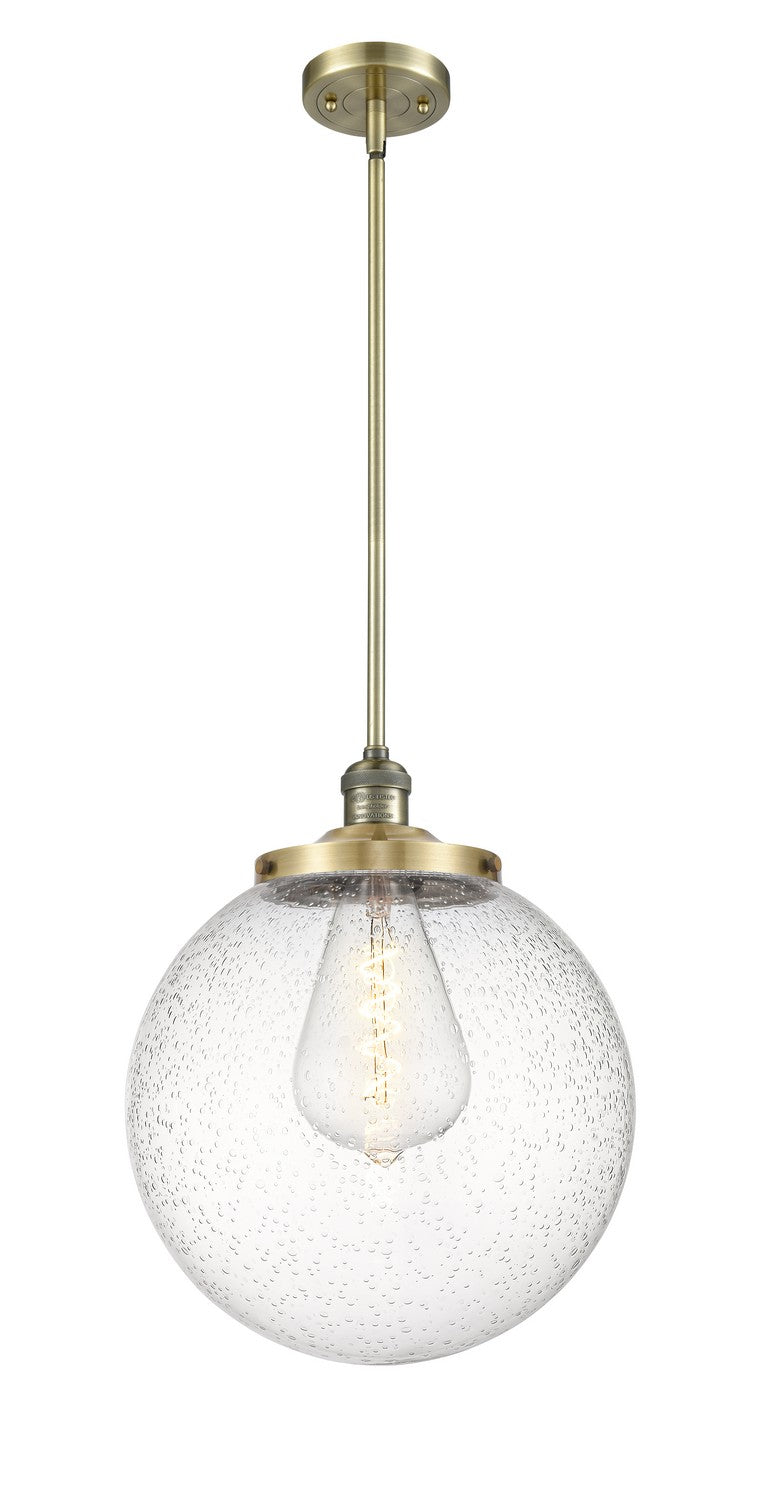 Innovations 201S-AB-G204-14 One Light Pendant, Antique Brass
