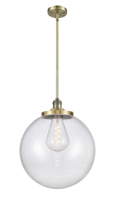 Innovations 201S-AB-G204-16 One Light Pendant, Antique Brass