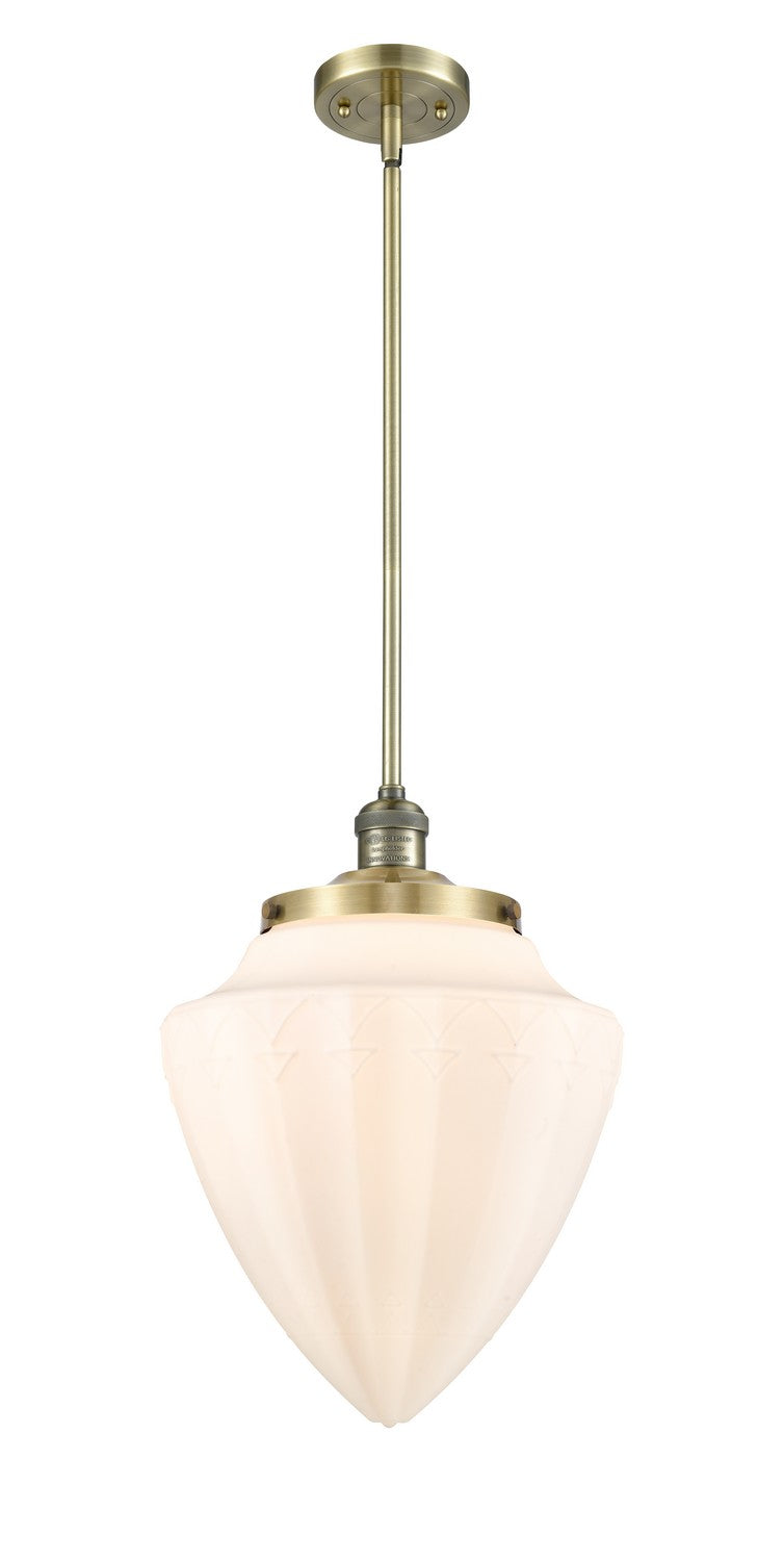 Innovations 201S-AB-G661-12 One Light Mini Pendant, Antique Brass