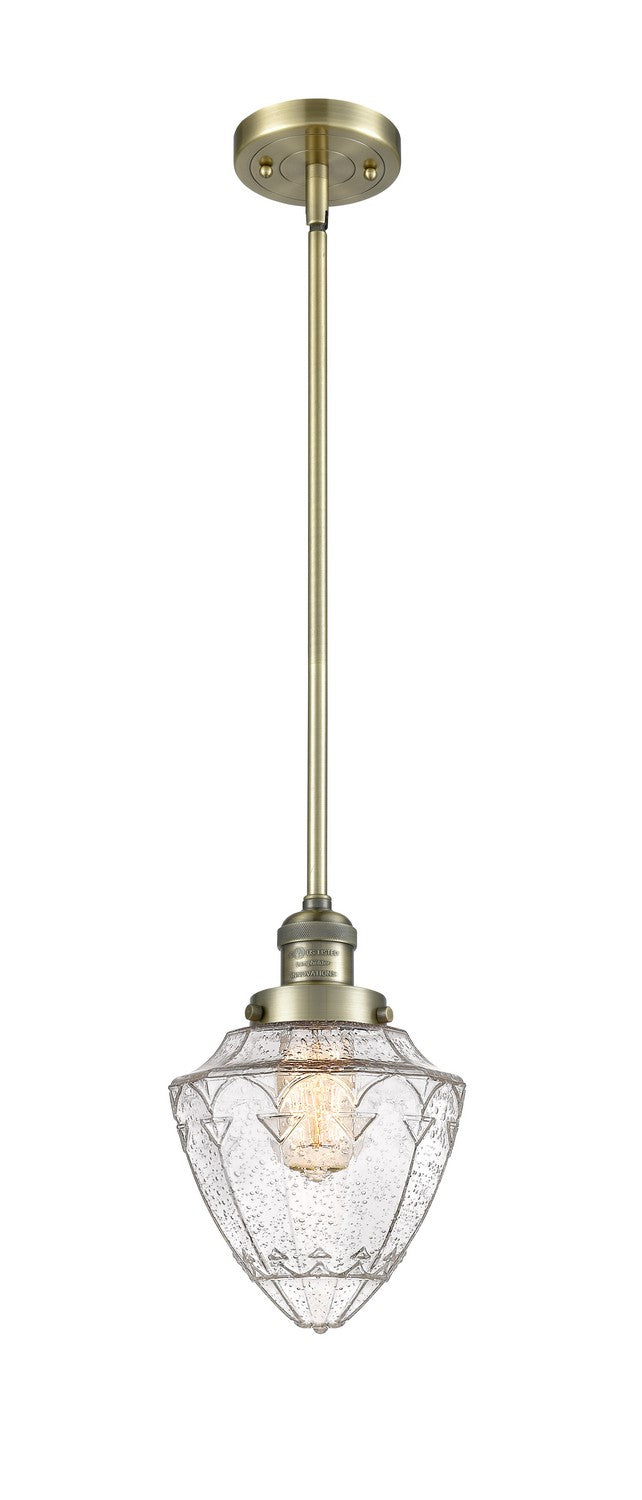 Innovations 201S-AB-G664-7-LED LED Mini Pendant, Antique Brass