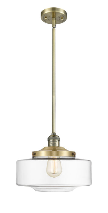 Innovations 201S-AB-G692-12 One Light Mini Pendant, Antique Brass