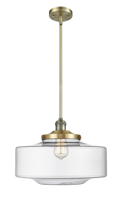 Innovations 201S-AB-G692-16 One Light Mini Pendant, Antique Brass