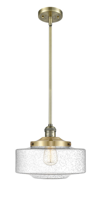 Innovations 201S-AB-G694-12 One Light Mini Pendant, Antique Brass