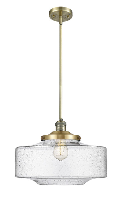 Innovations 201S-AB-G694-16 One Light Mini Pendant, Antique Brass