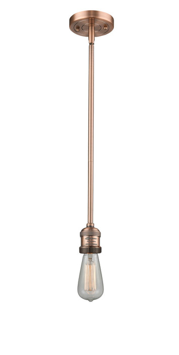Innovations 201S-AC One Light Mini Pendant, Antique Copper