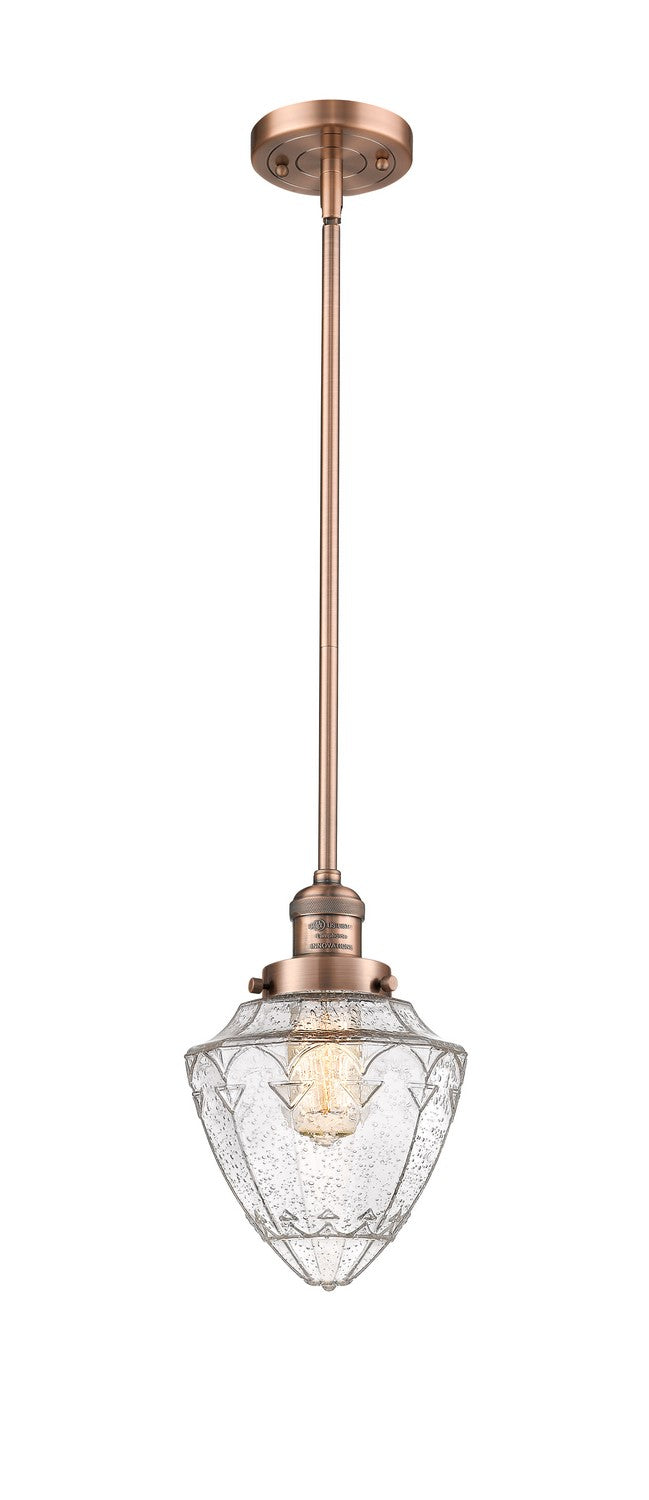 Innovations 201S-AC-G664-7-LED LED Mini Pendant, Antique Copper