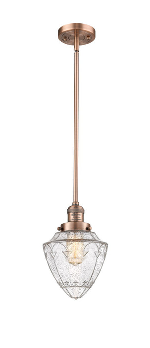 Innovations 201S-AC-G664-7-LED LED Mini Pendant, Antique Copper