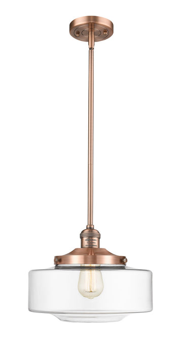 Innovations 201S-AC-G692-12 One Light Mini Pendant, Antique Copper