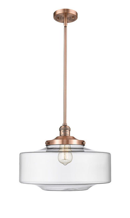 Innovations 201S-AC-G692-16 One Light Mini Pendant, Antique Copper