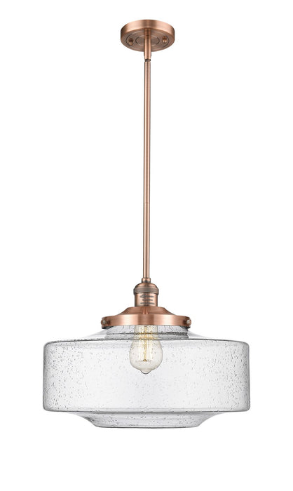 Innovations 201S-AC-G694-16 One Light Mini Pendant, Antique Copper