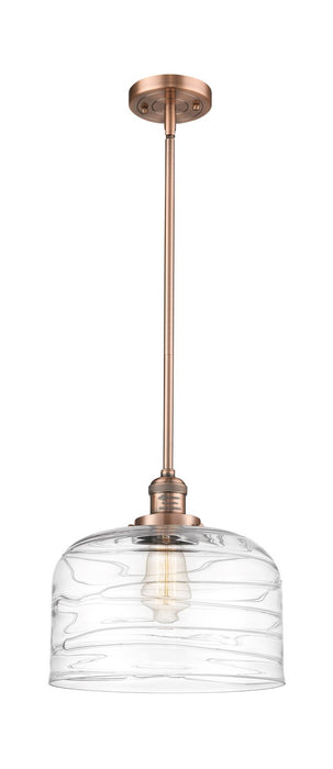 Innovations 201S-AC-G713-L One Light Mini Pendant, Antique Copper