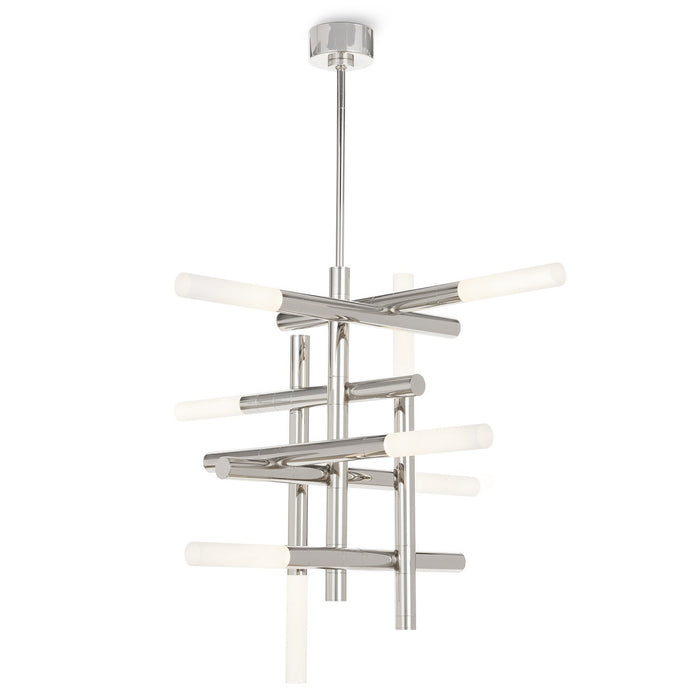 Regina Andrew 16-1396PN Eight Light Chandelier, Polished Nickel