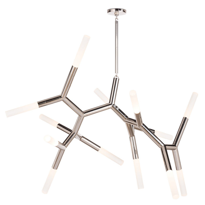 Regina Andrew 16-1412PN 13 Light Chandelier, Polished Nickel