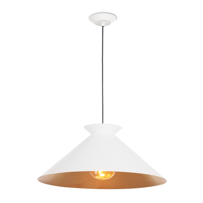 Regina Andrew 16-1429WT One Light Pendant, White