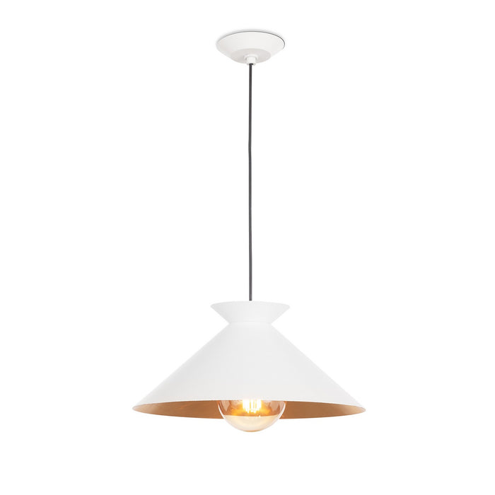 Regina Andrew 16-1430WT One Light Pendant, White