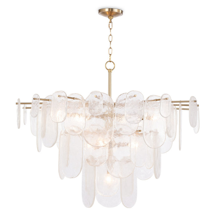 Regina Andrew 16-1434NB Ten Light Chandelier, Natural Brass