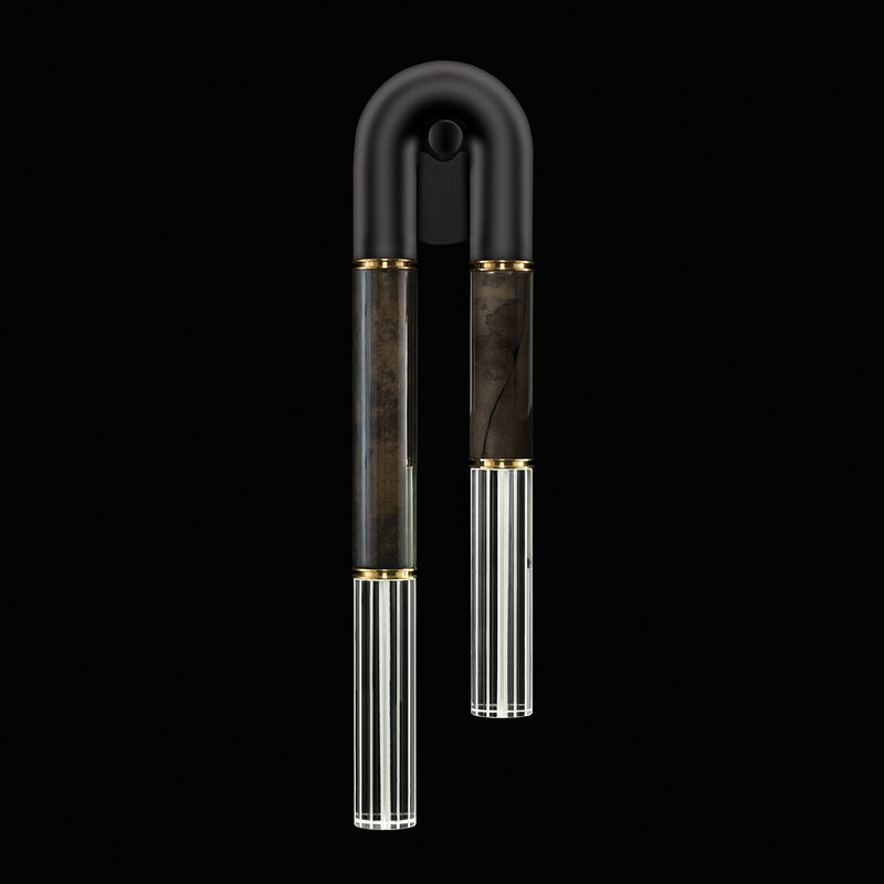 Fine Art 922550-111ST LED Wall Sconce, Black