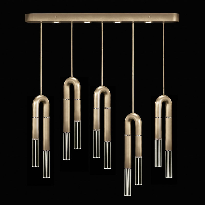 Fine Art 923140-520ST LED Linear Pendant, Gold