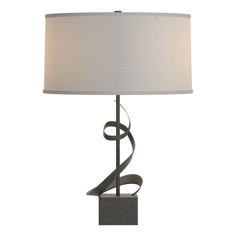 Hubbardton Forge 273030-SKT-20-SE1695 One Light Table Lamp, Natural Iron