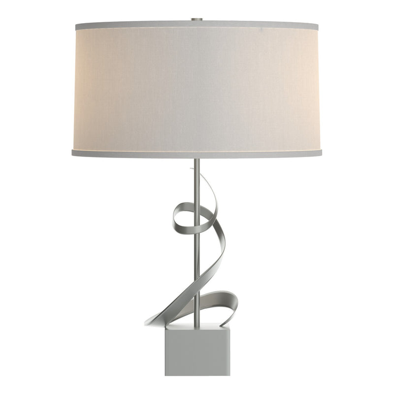 Hubbardton Forge 273030-SKT-82-SF1695 One Light Table Lamp, Vintage Platinum