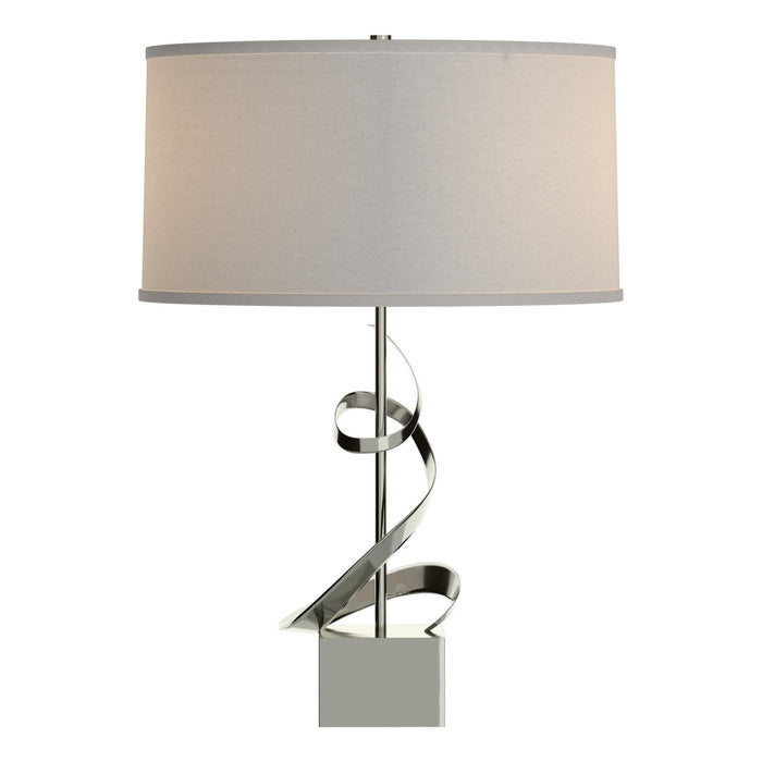 Hubbardton Forge 273030-SKT-85-SE1695 One Light Table Lamp, Sterling