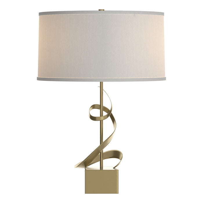 Hubbardton Forge 273030-SKT-86-SF1695 One Light Table Lamp, Modern Brass