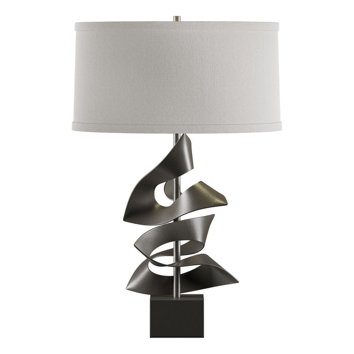 Hubbardton Forge 273050-SKT-07-SE1695 One Light Table Lamp, Dark Smoke