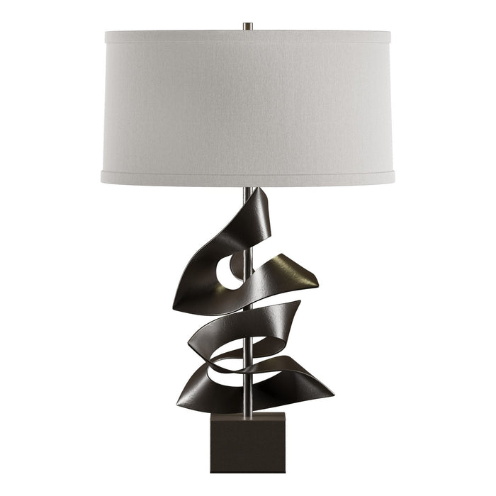 Hubbardton Forge 273050-SKT-14-SE1695 One Light Table Lamp, Oil Rubbed Bronze