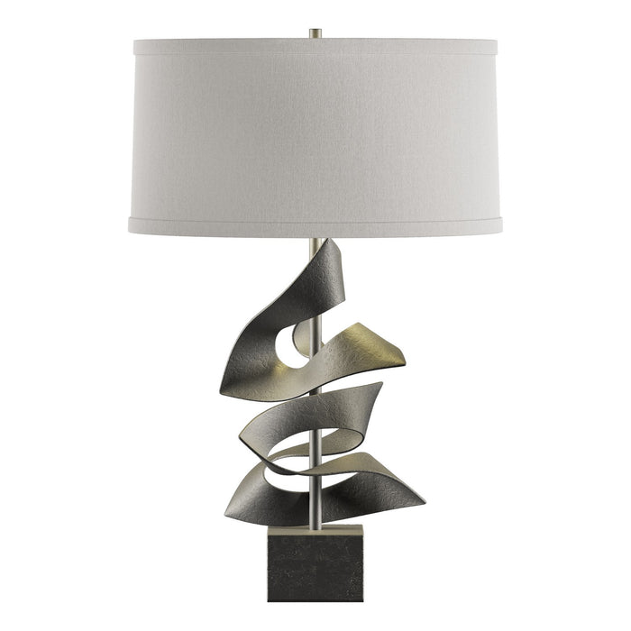 Hubbardton Forge 273050-SKT-20-SE1695 One Light Table Lamp, Natural Iron