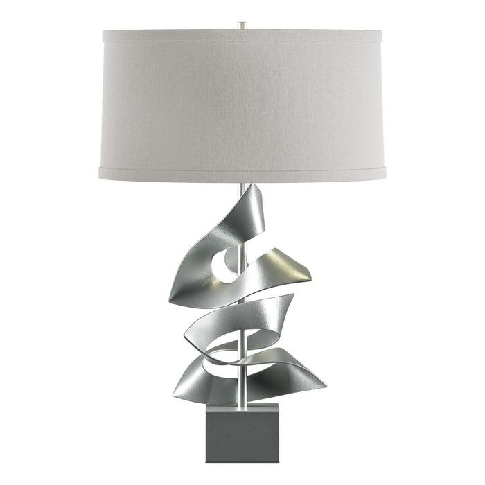 Hubbardton Forge 273050-SKT-82-SE1695 One Light Table Lamp, Vintage Platinum