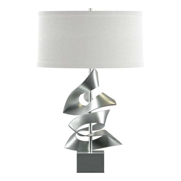 Hubbardton Forge 273050-SKT-82-SF1695 One Light Table Lamp, Vintage Platinum