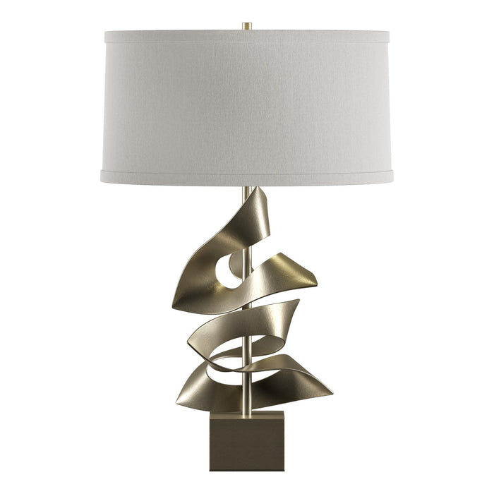Hubbardton Forge 273050-SKT-84-SE1695 One Light Table Lamp, Soft Gold