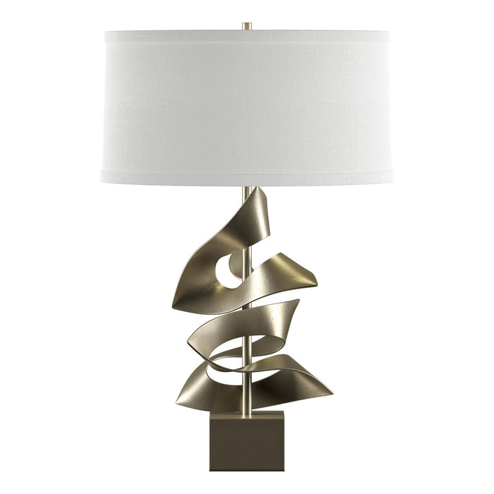 Hubbardton Forge 273050-SKT-84-SF1695 One Light Table Lamp, Soft Gold