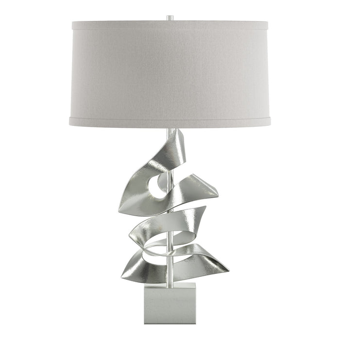 Hubbardton Forge 273050-SKT-85-SE1695 One Light Table Lamp, Sterling