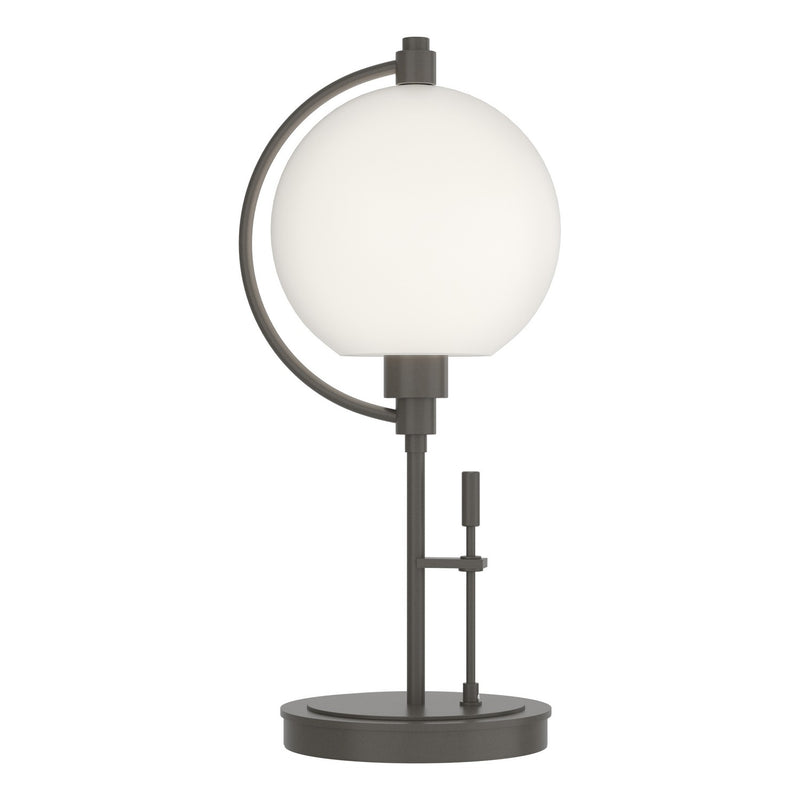 Hubbardton Forge 274120-SKT-07-GG0384 One Light Table Lamp, Dark Smoke