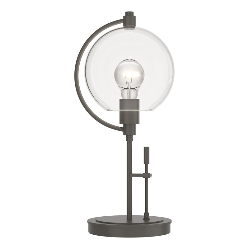 Hubbardton Forge 274120-SKT-07-ZM0384 One Light Table Lamp, Dark Smoke