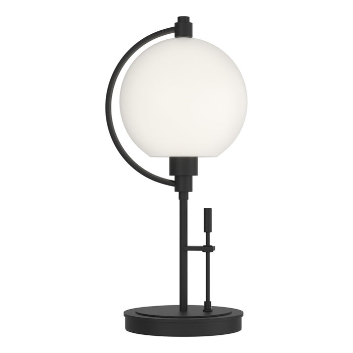 Hubbardton Forge 274120-SKT-10-GG0384 One Light Table Lamp, Black