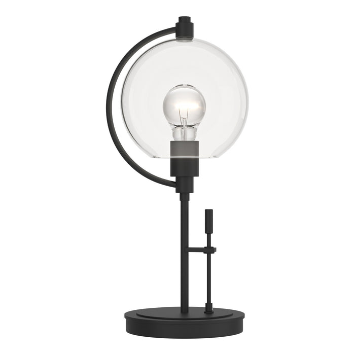 Hubbardton Forge 274120-SKT-10-ZM0384 One Light Table Lamp, Black