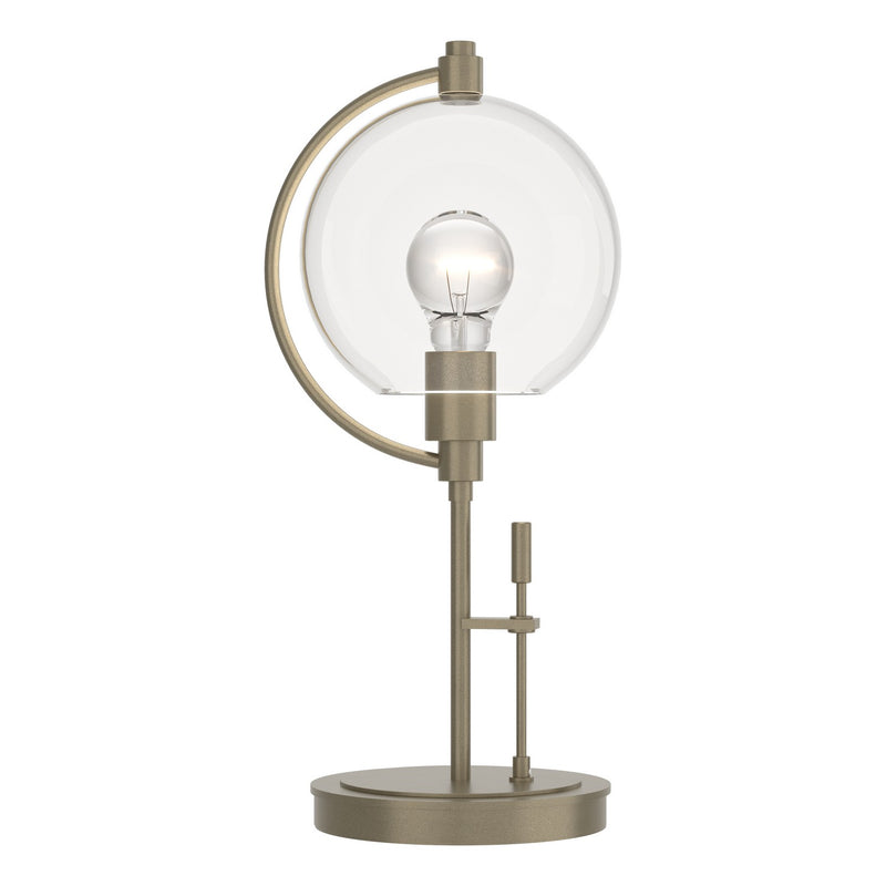 Hubbardton Forge 274120-SKT-84-ZM0384 One Light Table Lamp, Soft Gold