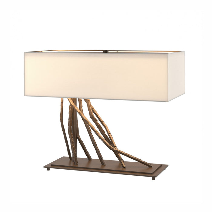 Hubbardton Forge 277660-SKT-05-SF2010 Two Light Table Lamp, Bronze