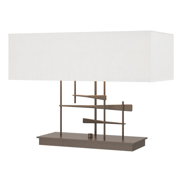 Hubbardton Forge 277670-SKT-05-SF2010 Two Light Table Lamp, Bronze